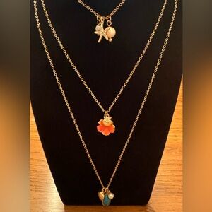 Tommy Bahama Gold and Orange Necklace Set